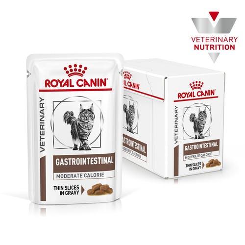 

Лечебный влажный корм для котов Royal Canin Gastro Intestinal Moderate Calorie Feline 12 шт(упаковка) (400900119up)