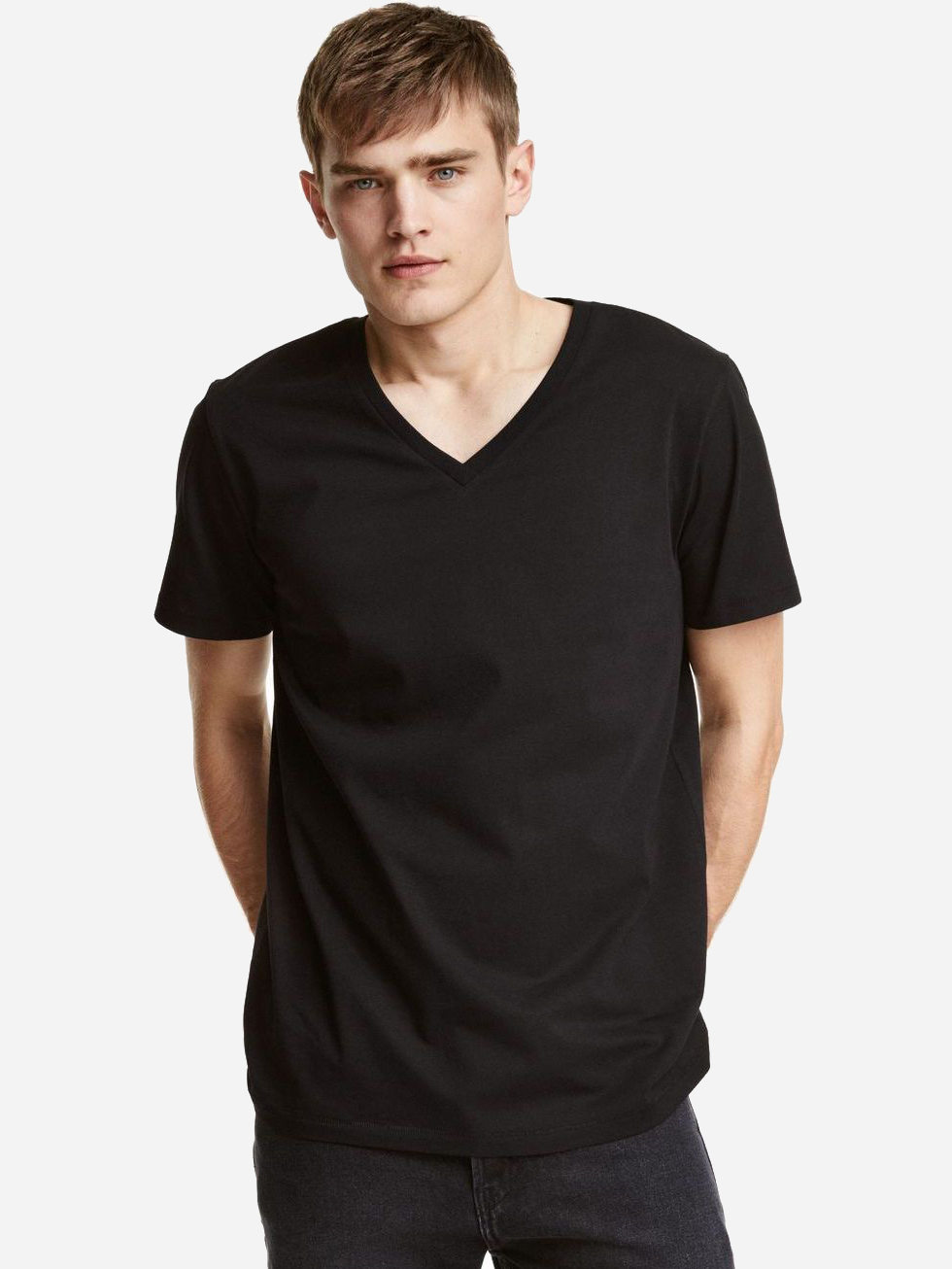

Футболка H&M 0380139 M Черная