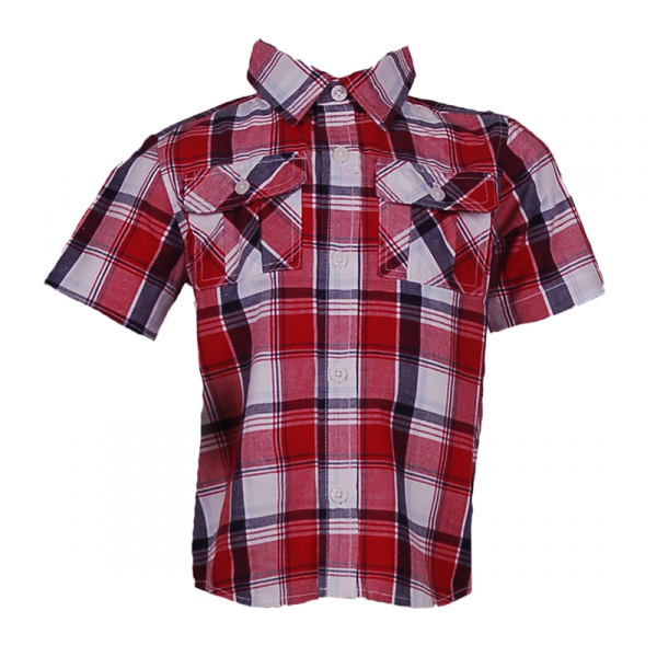 

Рубашка в клетку 5 лет (110 см) O 30081-red красный цвет