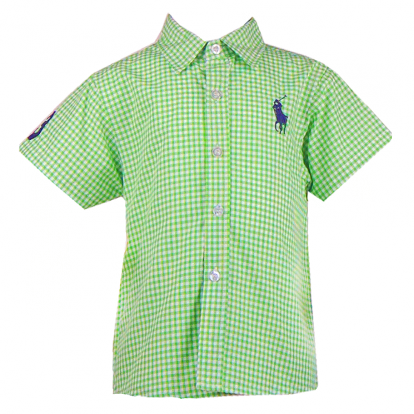 

Салатовая рубашка для мальчика 6 лет (116 см) RL 30050-green зеленый цвет