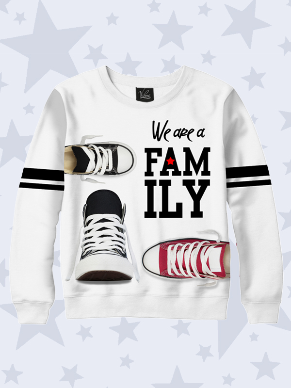 

Детский свитшот для мальчика Vilno We are family shoes рост 80-86 (Vil-7638)