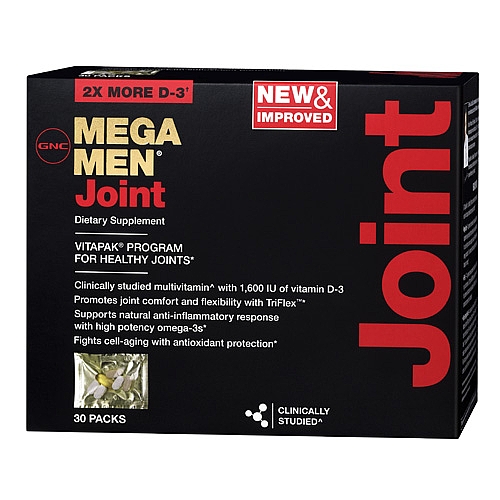 

Витамины GNC Mega Men Joint Vitapak 30 пакетов (4384303326)