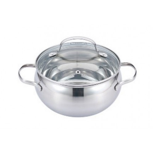 

Кастрюля со стеклянной крышкой Lessner 55875-22 22 см 5,3 л