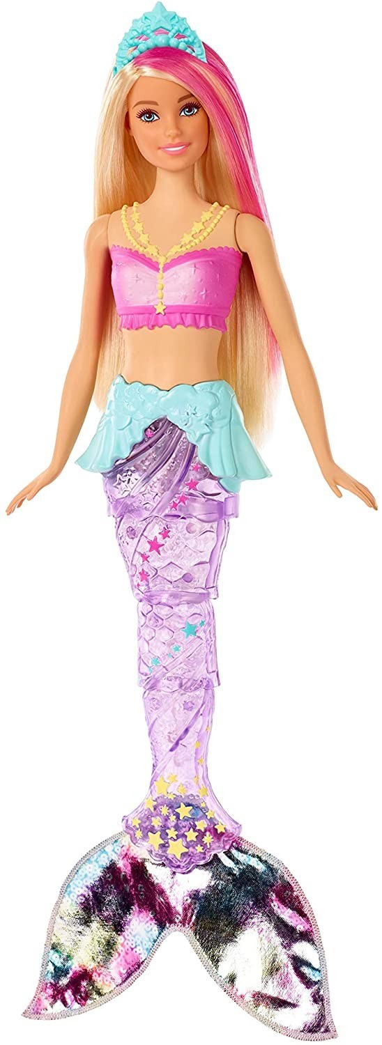 

Кукла Mattel Barbie Мерцающая русалочка Дримтопия Dreamtopia Sparkle Lights Mermaid Doll, Blonde