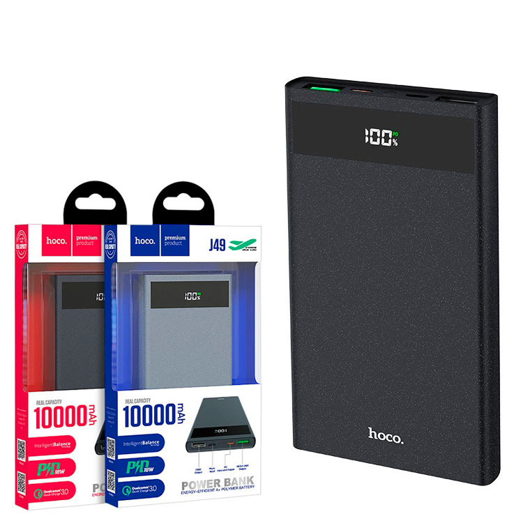 

Power Bank Hoco J49 "Jewel" PD+QC3.0 10000 mAh черный