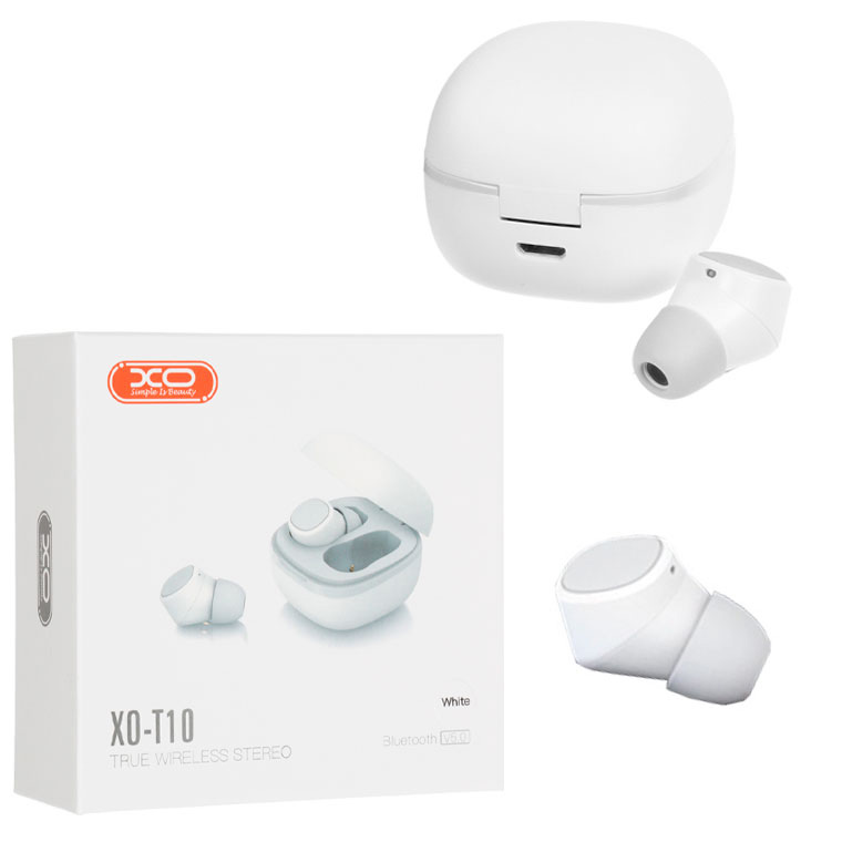 

Bluetooth наушники с микрофоном XO T10 белые