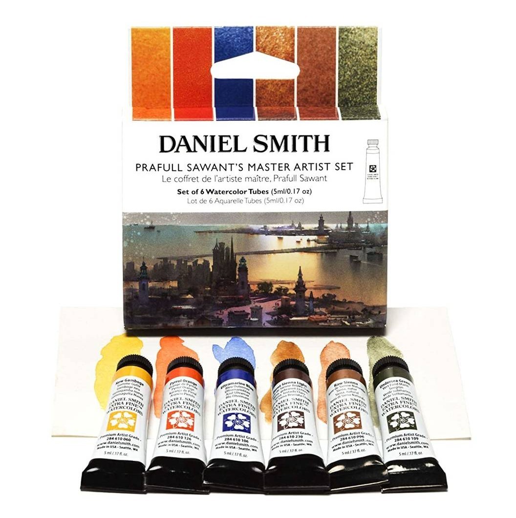 

Набор акварели Daniel Smith Prafull Sawant 6 цветов 5мл