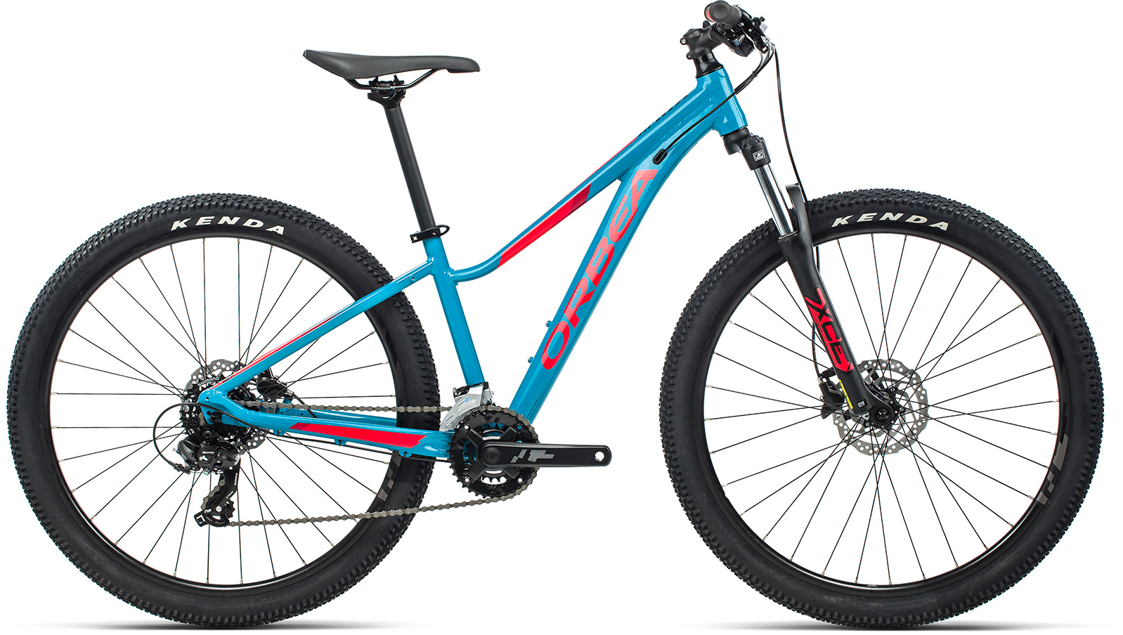 Акція на Велосипед Orbea MX 27 ENT XS Dirt 2021 Blue Bondi-Bright Red (L01314NW) від Rozetka UA