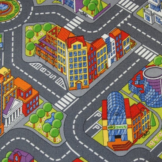 

Ковер Associated weavers Big City Big City 97 4x1 серый