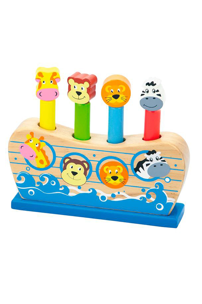 

Дерев'яна іграшка "Веселий ковчег" Viga Toys різнокольоровий (50041)