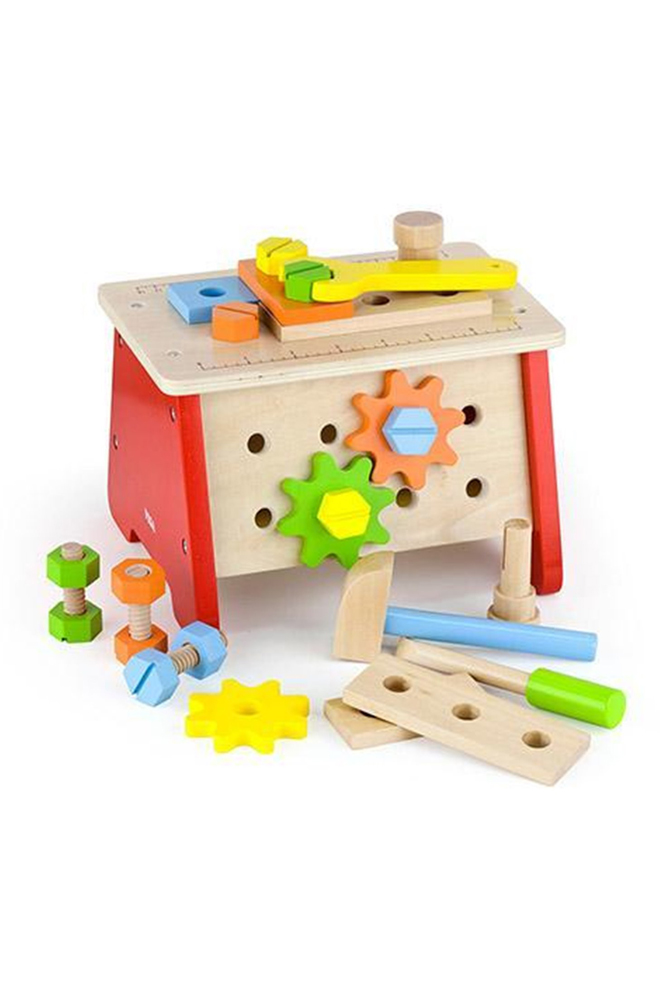 

Ігровий набір Столик з інструментами Viga Toys різнокольоровий (51621)
