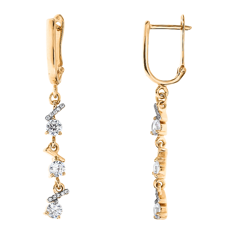 

Серьги-подвески Diamant С2229