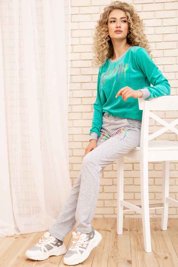 

Костюм женский 167R15-1 цвет Мятный S