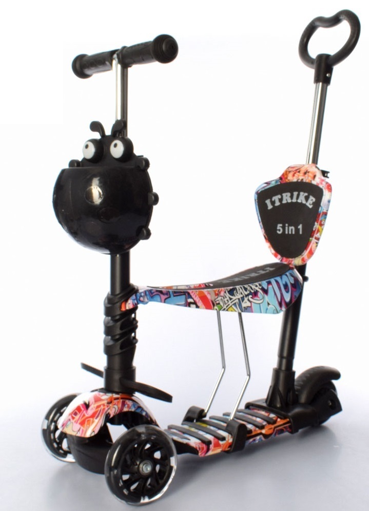 

Самокат 5 в 1 iTrike Maxi JR 3-058-I-WP7 Black (JR 3-058-I-WP7)