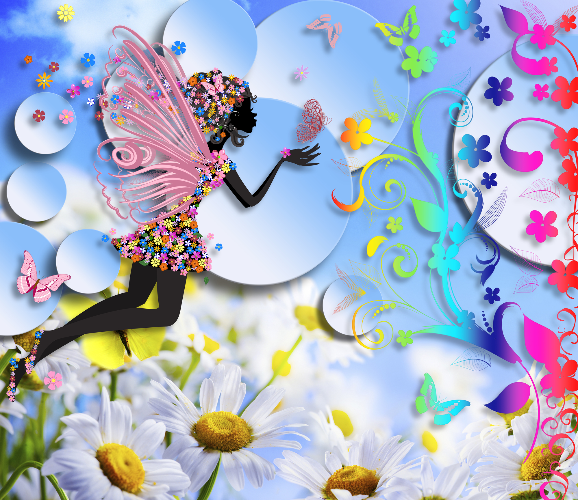 

Фотообои 3D '3D Фея' (3270) , Кожа