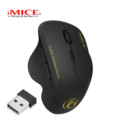 

Мышь iMice 22.4 ГГц беспроводная Черный (sv0455)
