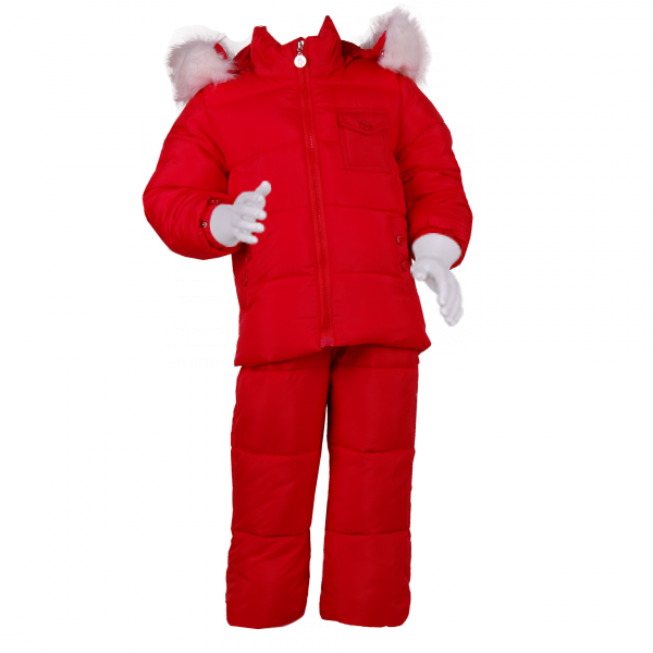 

Зимний костюм с опушкой 5 лет (110 см) O 70021-red красный цвет