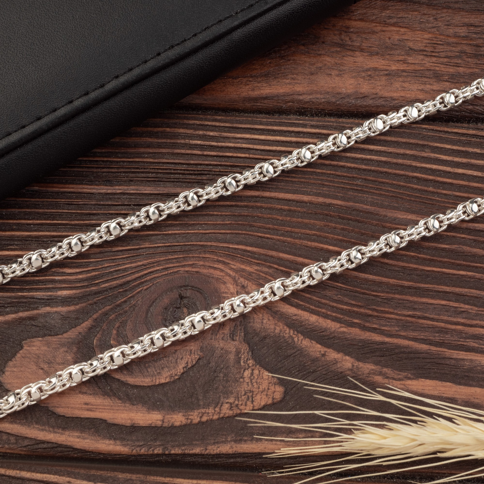 

Серебряная цепочка Винтаж 50 см 24,85 грамм арт 126