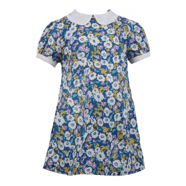 

Платье с белым воротником на 1 год 1 год (75см) O 50187-flowers1 разноцветный цвет