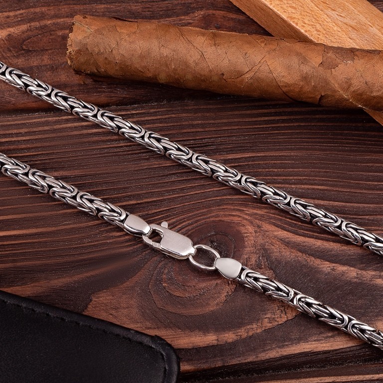 

Серебряная цепочка Лисий хвост 55 см 48.45 грамм арт 122ч