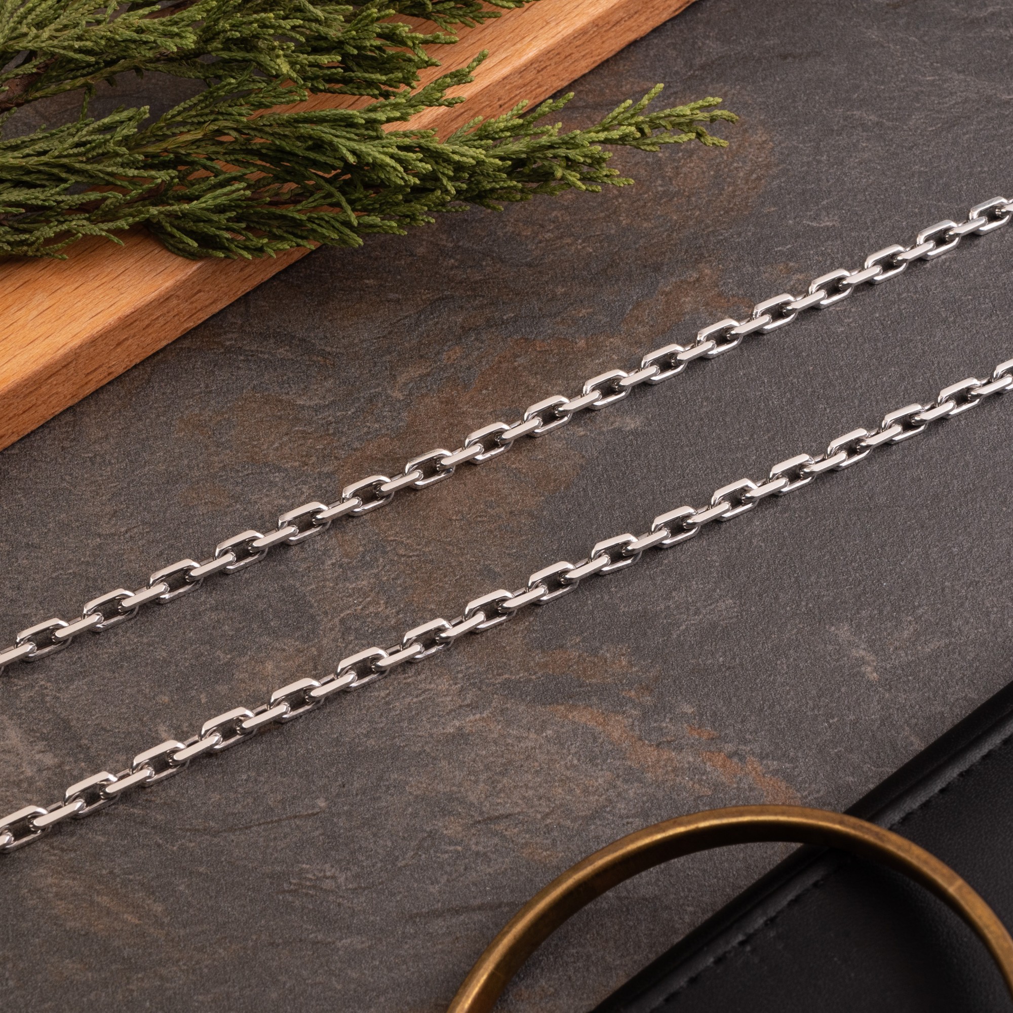 

Серебряная цепочка Якорь 50 см 17,3 грамм арт 120ч