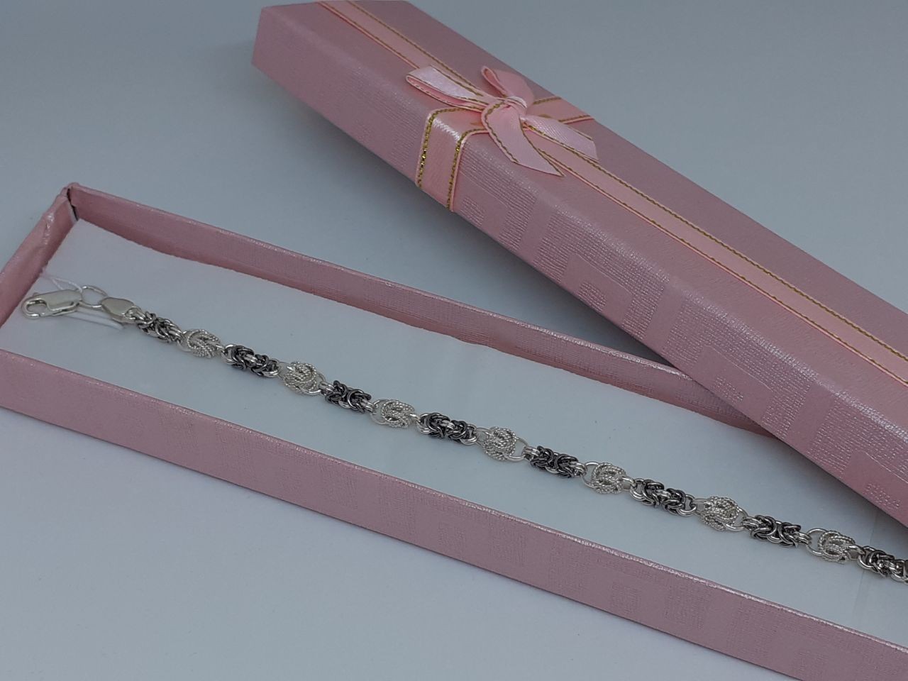 

Серебряный браслет Орех с Мальвиной 19,5 см 9,5 грамм арт. 214