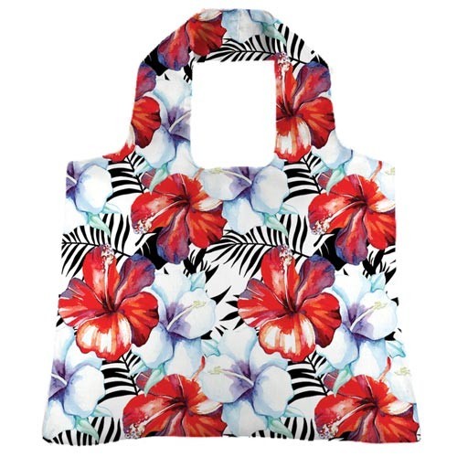 

Эко сумка шоппер складная DU-GARA "Тропические цветы" 50 × 65 см принт (sum-0045)