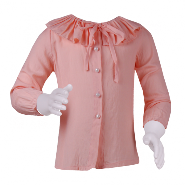 

Лёгкая блузочка для девочки 3 года (98 см) Z 30082-peach светло розовый цвет