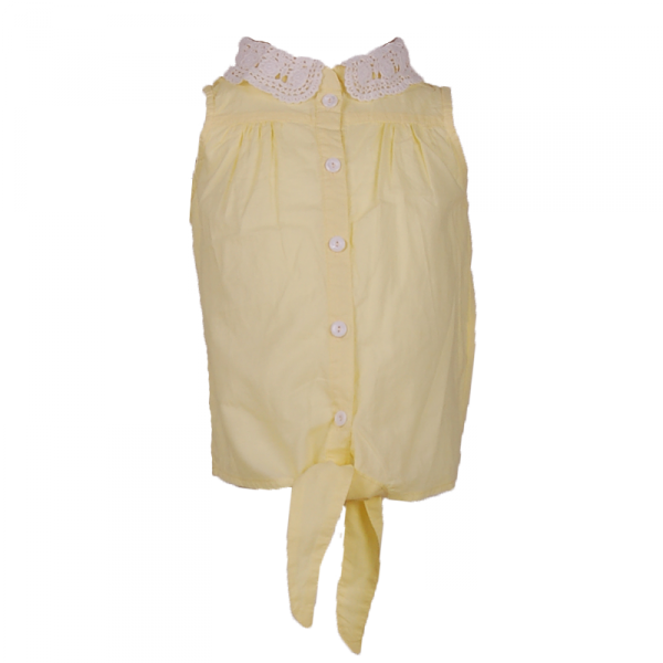 

Рубашка с кружевным воротником 3 года (98 см) Z 30058-yellow желтый цвет