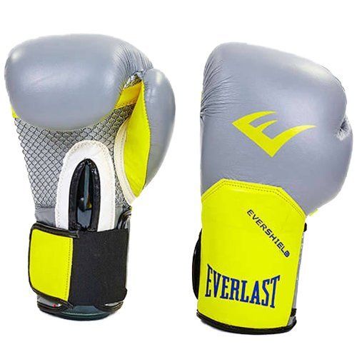 

Перчатки боксерские Pro Style Elite BO-5228 Everlast 10oz Серо-желтый (37409009)