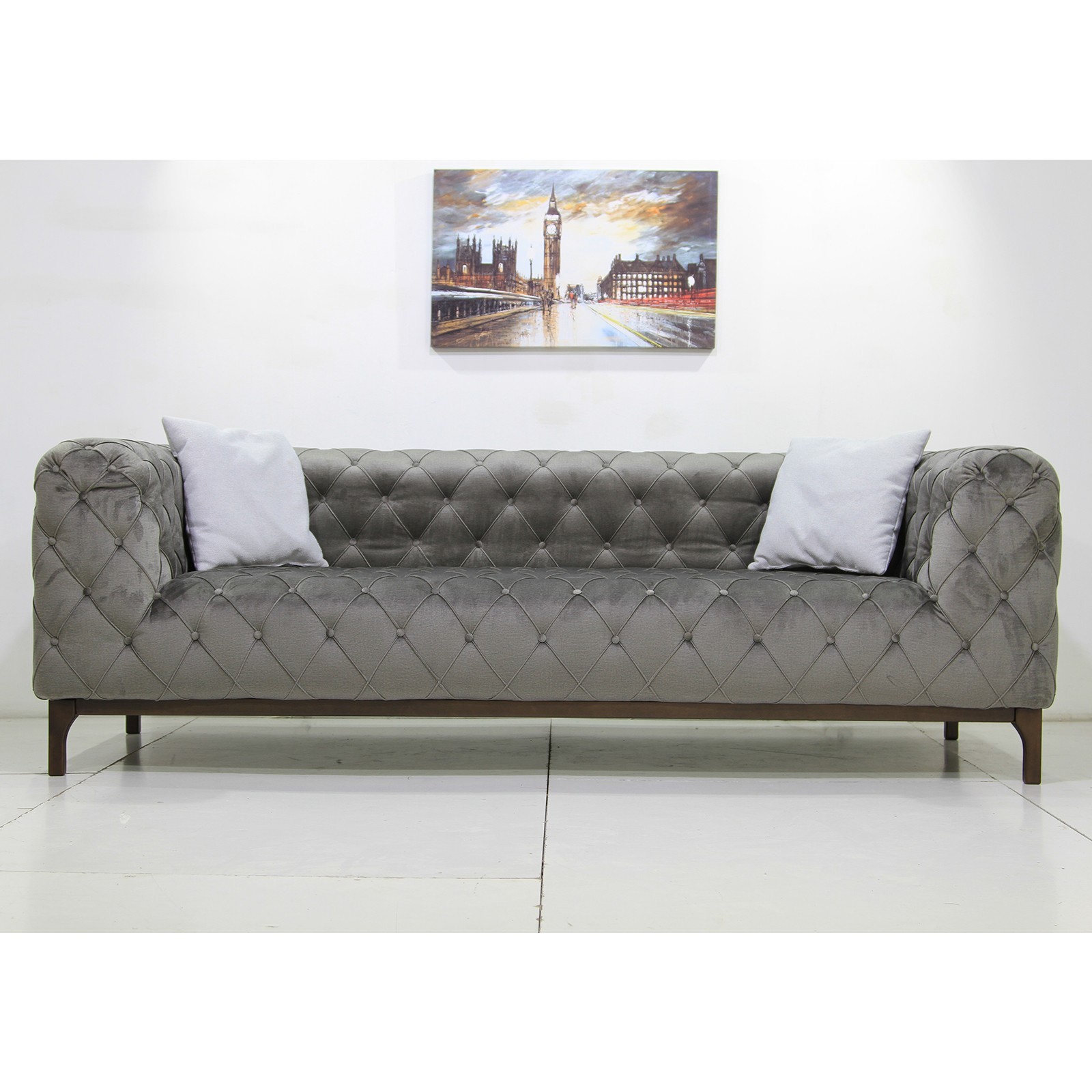 

Прямой диван Harrods 3 Seater Серый 95х228 см 141117_7