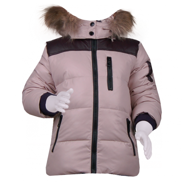 

Зимняя куртка 5 лет (110 см) O 10267-beige бежевый цвет