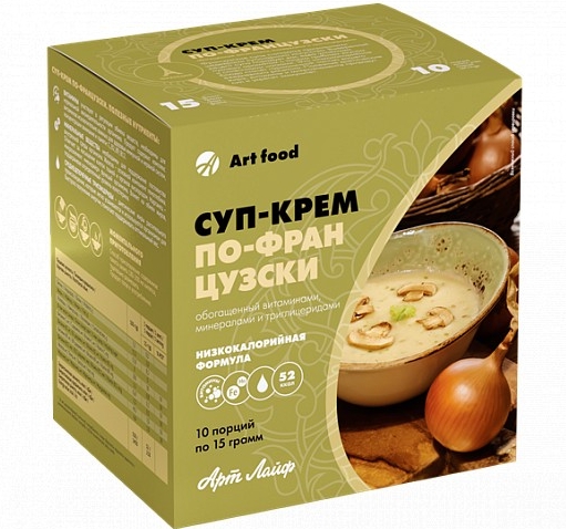 

Суп-крем Art Life По-Французски 10 порций (860)