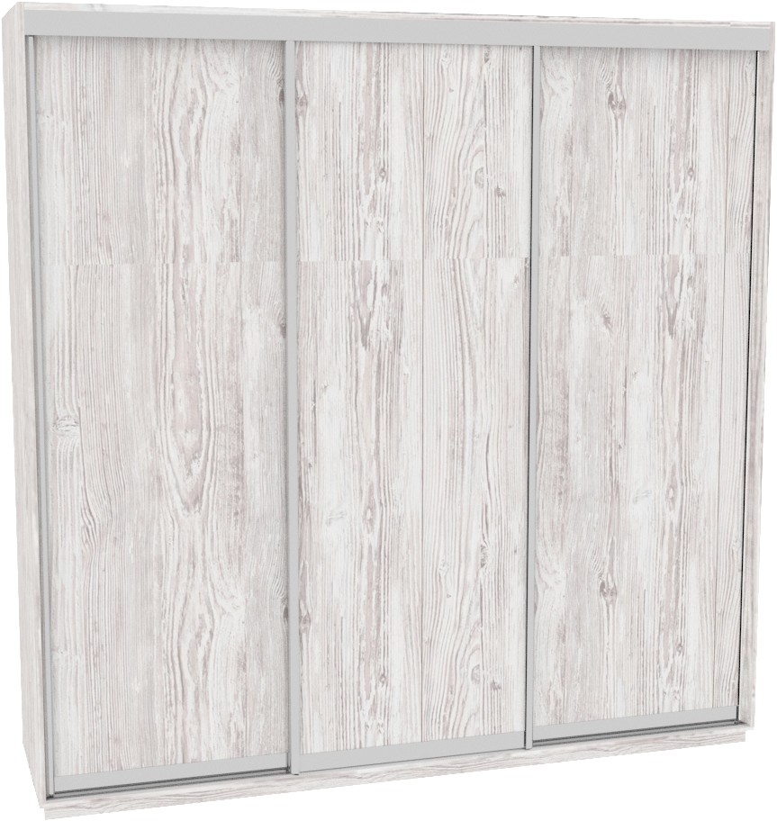 

Шкаф-купе ДОМ В256 Аляска ДСП 250x60x240
