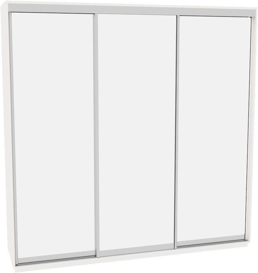 

Шкаф-купе ДОМ В246 Белый Зеркало 240x60x240
