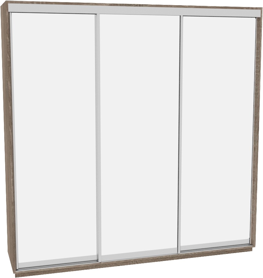 

Шкаф-купе ДОМ В246 Дуб сонома трюфель Зеркало 240x60x240