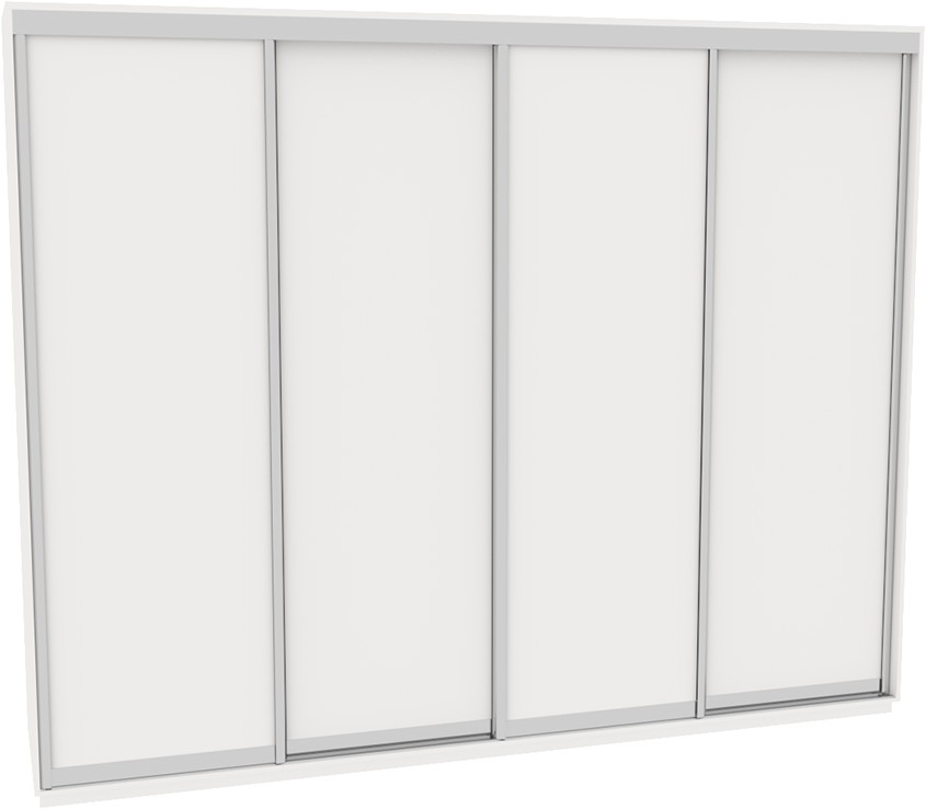 

Шкаф-купе ДОМ В346 Белый ДСП 340x60x240