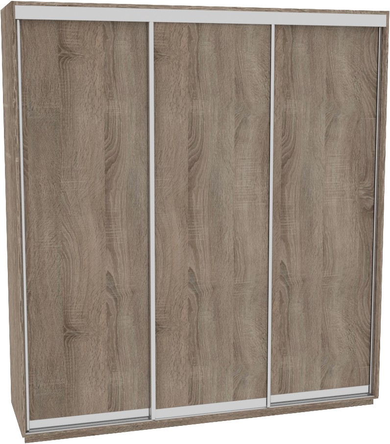 

Шкаф-купе ДОМ В206 Дуб сонома трюфель ДСП 200x60x240