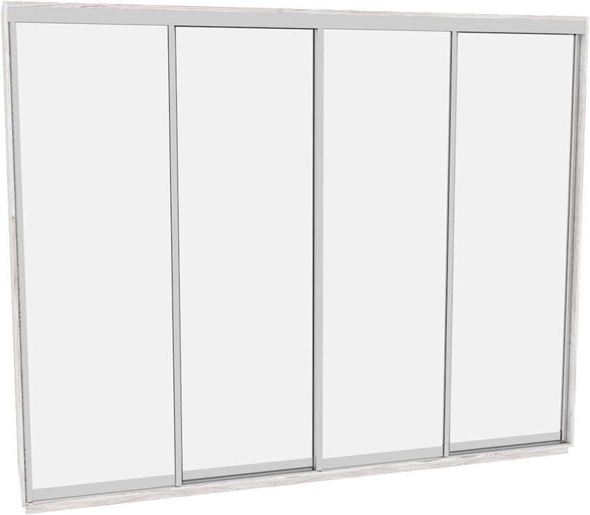 

Шкаф-купе ДОМ В326 Аляска Зеркало 320x60x240