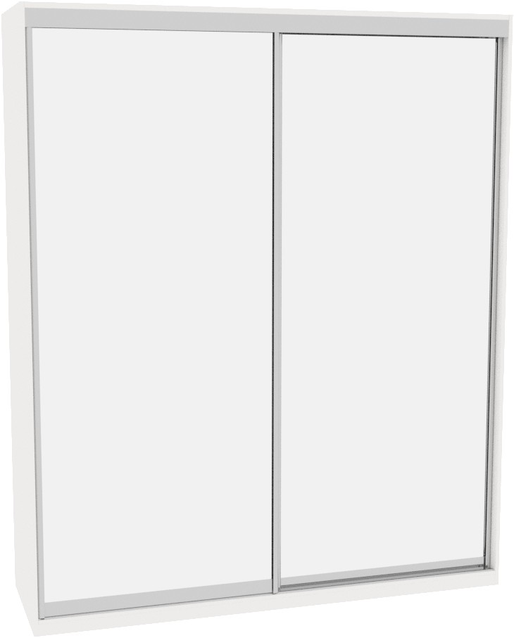

Шкаф-купе ДОМ ВН206 Белый Зеркало 200x60x240
