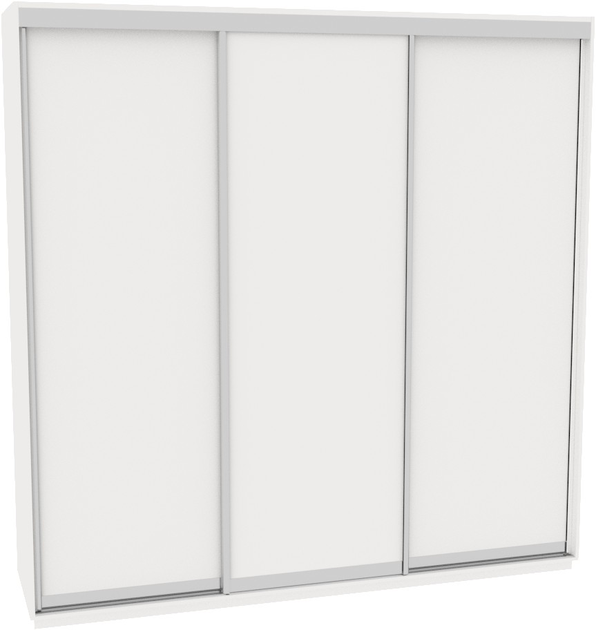 

Шкаф-купе ДОМ ВН256 Белый ДСП 250x60x240