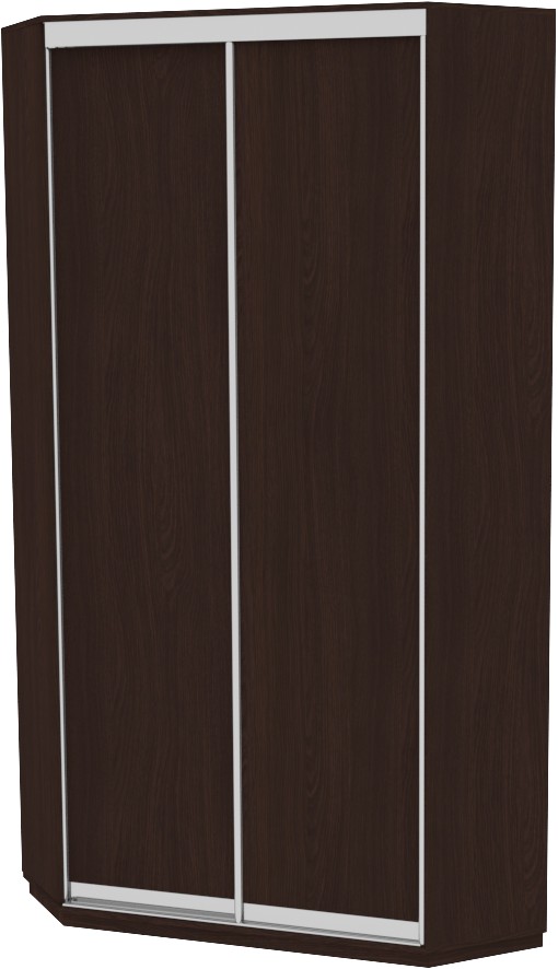 

Шкаф-купе ДОМ Угловой ВУ1200 Венге ДСП 120x120x240