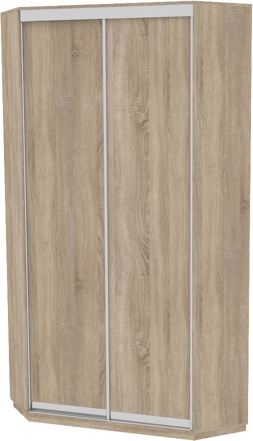 

Шкаф-купе ДОМ Угловой ВУ1200 Дуб сонома ДСП 120x120x240