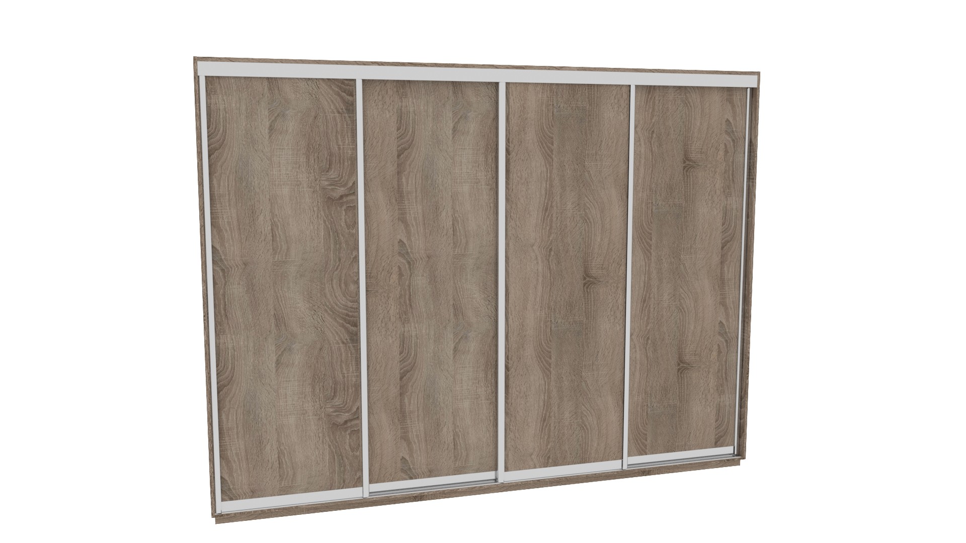 

Шкаф-купе ДОМ ВН406 Дуб сонома трюфель ДСП 400x60x240