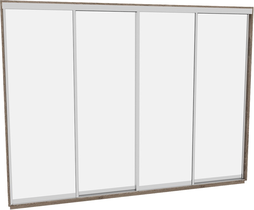 

Шкаф-купе ДОМ В386 Дуб сонома трюфель Зеркало 380x60x240