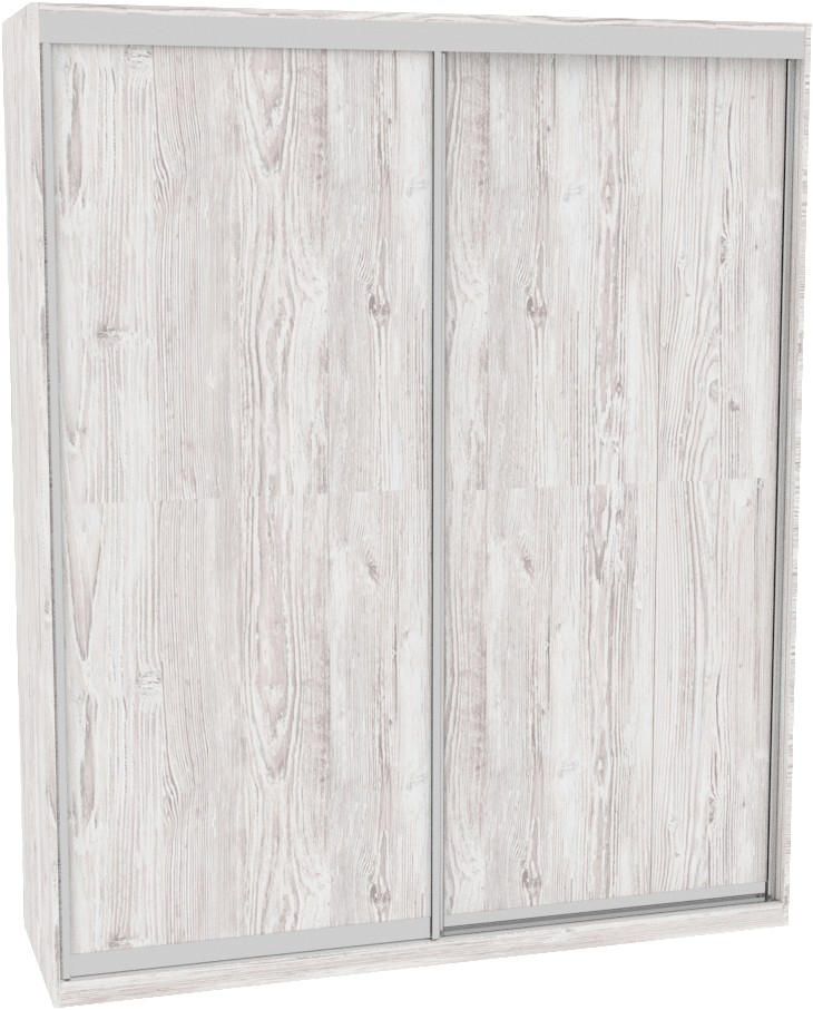 

Шкаф-купе ДОМ ВН206 Аляска ДСП 200x60x240