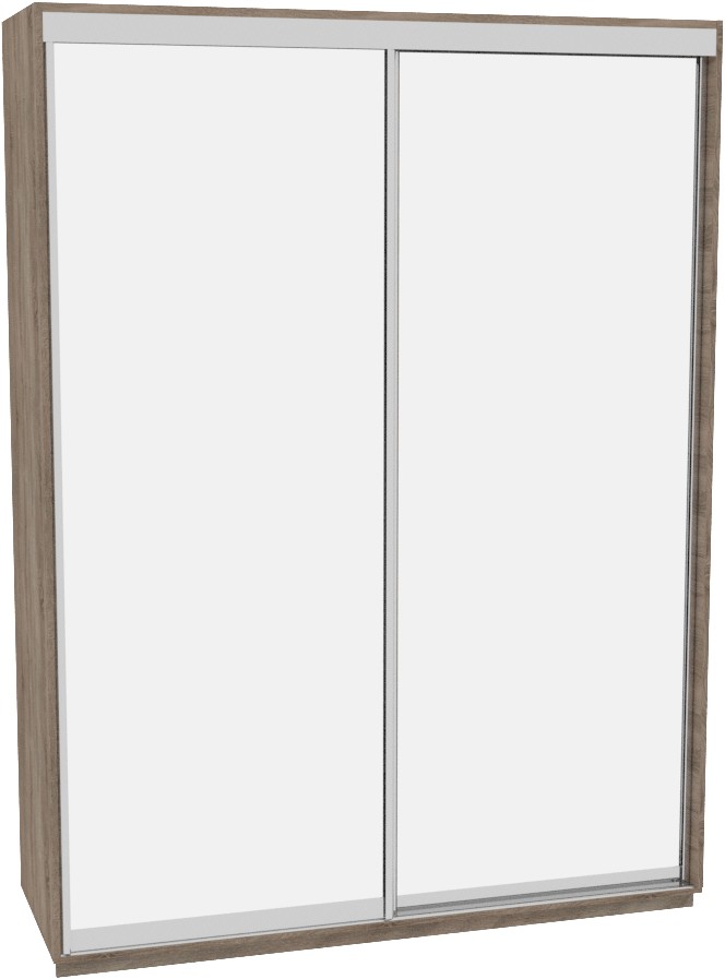 

Шкаф-купе ДОМ В196 Дуб сонома трюфель Зеркало 190x60x240