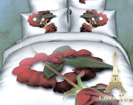 

Комплект постельного белья Love You Сатин 3D Симпатия Семейный (psg_LY-898-3)