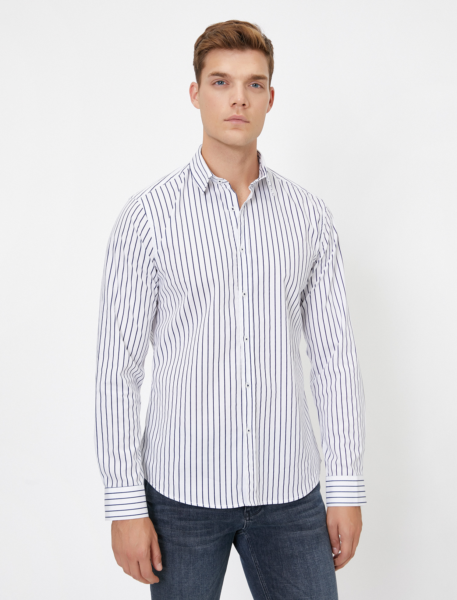 

Рубашка Koton 0YAM69192NW-01L S White Stripe