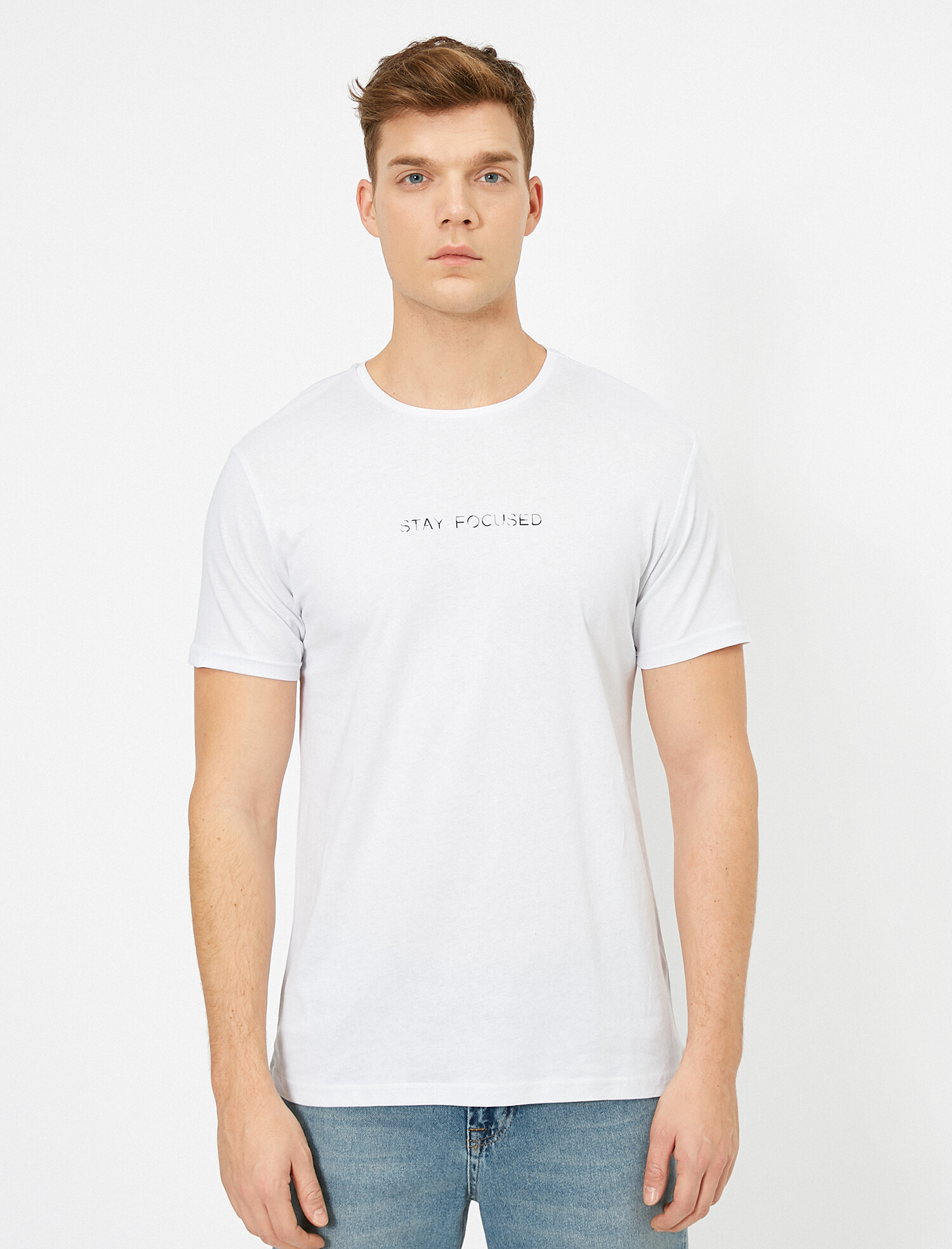 

Футболка Koton 0YAM11907LK-000 L White